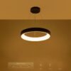 kelvo® SALEM KLV-101-0289 Κρεμαστό Φωτιστικό Οροφής LED 105W 10500lm 120° AC 220-240V IP20 Ρυθμιζόμενο Λευκό CCT με Χειριστήριο από 2700K έως 6000K Dimmable – Lumileds SMD Chip – Μαύρο Ματ – Μ60 x Π60 x Υ6cm – 3 Χρόνια Εγγύηση
