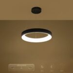 kelvo® SALEM KLV-101-0289 Κρεμαστό Φωτιστικό Οροφής LED 105W 10500lm 120° AC 220-240V IP20 Ρυθμιζόμενο Λευκό CCT με Χειριστήριο από 2700K έως 6000K Dimmable – Lumileds SMD Chip – Μαύρο Ματ – Μ60 x Π60 x Υ6cm – 3 Χρόνια Εγγύηση