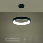 kelvo® SALEM KLV-101-0289 Κρεμαστό Φωτιστικό Οροφής LED 105W 10500lm 120° AC 220-240V IP20 Ρυθμιζόμενο Λευκό CCT με Χειριστήριο από 2700K έως 6000K Dimmable – Lumileds SMD Chip – Μαύρο Ματ – Μ60 x Π60 x Υ6cm – 3 Χρόνια Εγγύηση