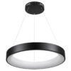 kelvo® SALEM KLV-101-0289 Κρεμαστό Φωτιστικό Οροφής LED 105W 10500lm 120° AC 220-240V IP20 Ρυθμιζόμενο Λευκό CCT με Χειριστήριο από 2700K έως 6000K Dimmable – Lumileds SMD Chip – Μαύρο Ματ – Μ60 x Π60 x Υ6cm – 3 Χρόνια Εγγύηση