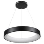 kelvo® SALEM KLV-101-0289 Κρεμαστό Φωτιστικό Οροφής LED 105W 10500lm 120° AC 220-240V IP20 Ρυθμιζόμενο Λευκό CCT με Χειριστήριο από 2700K έως 6000K Dimmable – Lumileds SMD Chip – Μαύρο Ματ – Μ60 x Π60 x Υ6cm – 3 Χρόνια Εγγύηση