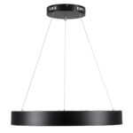 kelvo® SALEM KLV-101-0289 Κρεμαστό Φωτιστικό Οροφής LED 105W 10500lm 120° AC 220-240V IP20 Ρυθμιζόμενο Λευκό CCT με Χειριστήριο από 2700K έως 6000K Dimmable – Lumileds SMD Chip – Μαύρο Ματ – Μ60 x Π60 x Υ6cm – 3 Χρόνια Εγγύηση