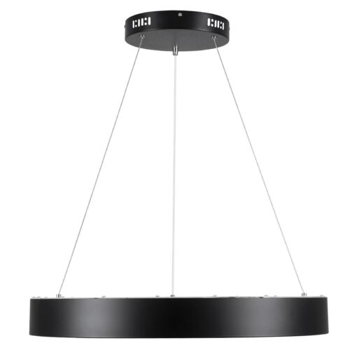 kelvo® SALEM KLV-101-0289 Κρεμαστό Φωτιστικό Οροφής LED 105W 10500lm 120° AC 220-240V IP20 Ρυθμιζόμενο Λευκό CCT με Χειριστήριο από 2700K έως 6000K Dimmable – Lumileds SMD Chip – Μαύρο Ματ – Μ60 x Π60 x Υ6cm – 3 Χρόνια Εγγύηση
