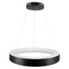 kelvo® SALEM KLV-101-0289 Κρεμαστό Φωτιστικό Οροφής LED 105W 10500lm 120° AC 220-240V IP20 Ρυθμιζόμενο Λευκό CCT με Χειριστήριο από 2700K έως 6000K Dimmable – Lumileds SMD Chip – Μαύρο Ματ – Μ60 x Π60 x Υ6cm – 3 Χρόνια Εγγύηση