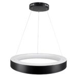 kelvo® SALEM KLV-101-0289 Κρεμαστό Φωτιστικό Οροφής LED 105W 10500lm 120° AC 220-240V IP20 Ρυθμιζόμενο Λευκό CCT με Χειριστήριο από 2700K έως 6000K Dimmable – Lumileds SMD Chip – Μαύρο Ματ – Μ60 x Π60 x Υ6cm – 3 Χρόνια Εγγύηση