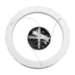 kelvo® SALEM KLV-101-0289 Κρεμαστό Φωτιστικό Οροφής LED 105W 10500lm 120° AC 220-240V IP20 Ρυθμιζόμενο Λευκό CCT με Χειριστήριο από 2700K έως 6000K Dimmable – Lumileds SMD Chip – Μαύρο Ματ – Μ60 x Π60 x Υ6cm – 3 Χρόνια Εγγύηση