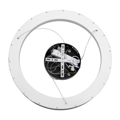 kelvo® SALEM KLV-101-0289 Κρεμαστό Φωτιστικό Οροφής LED 105W 10500lm 120° AC 220-240V IP20 Ρυθμιζόμενο Λευκό CCT με Χειριστήριο από 2700K έως 6000K Dimmable – Lumileds SMD Chip – Μαύρο Ματ – Μ60 x Π60 x Υ6cm – 3 Χρόνια Εγγύηση