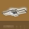kelvo® QUADRA KLV-101-0293 Φωτιστικό Οροφής LED 100W 10000lm 120° AC 220-240V IP20 Ρυθμιζόμενο Λευκό CCT με Χειριστήριο από 2700K έως 6000K Dimmable – Lumileds SMD Chip – Μαύρο Ματ – Μ85 x Π45 x Υ9cm – 3 Χρόνια Εγγύηση