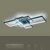 kelvo® QUADRA KLV-101-0293 Φωτιστικό Οροφής LED 100W 10000lm 120° AC 220-240V IP20 Ρυθμιζόμενο Λευκό CCT με Χειριστήριο από 2700K έως 6000K Dimmable – Lumileds SMD Chip – Μαύρο Ματ – Μ85 x Π45 x Υ9cm – 3 Χρόνια Εγγύηση