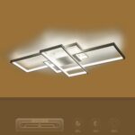 kelvo® QUADRA KLV-101-0294 Φωτιστικό Οροφής LED 100W 10000lm 120° AC 220-240V IP20 Ρυθμιζόμενο Λευκό CCT με Χειριστήριο από 2700K έως 6000K Dimmable – Lumileds SMD Chip – Λευκό Ματ – Μ85 x Π45 x Υ9cm – 3 Χρόνια Εγγύηση