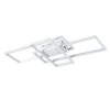 kelvo® QUADRA KLV-101-0294 Φωτιστικό Οροφής LED 100W 10000lm 120° AC 220-240V IP20 Ρυθμιζόμενο Λευκό CCT με Χειριστήριο από 2700K έως 6000K Dimmable – Lumileds SMD Chip – Λευκό Ματ – Μ85 x Π45 x Υ9cm – 3 Χρόνια Εγγύηση