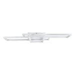 kelvo® QUADRA KLV-101-0294 Φωτιστικό Οροφής LED 100W 10000lm 120° AC 220-240V IP20 Ρυθμιζόμενο Λευκό CCT με Χειριστήριο από 2700K έως 6000K Dimmable – Lumileds SMD Chip – Λευκό Ματ – Μ85 x Π45 x Υ9cm – 3 Χρόνια Εγγύηση