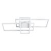 kelvo® QUADRA KLV-101-0294 Φωτιστικό Οροφής LED 100W 10000lm 120° AC 220-240V IP20 Ρυθμιζόμενο Λευκό CCT με Χειριστήριο από 2700K έως 6000K Dimmable – Lumileds SMD Chip – Λευκό Ματ – Μ85 x Π45 x Υ9cm – 3 Χρόνια Εγγύηση