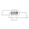 kelvo® QUADRA KLV-101-0294 Φωτιστικό Οροφής LED 100W 10000lm 120° AC 220-240V IP20 Ρυθμιζόμενο Λευκό CCT με Χειριστήριο από 2700K έως 6000K Dimmable – Lumileds SMD Chip – Λευκό Ματ – Μ85 x Π45 x Υ9cm – 3 Χρόνια Εγγύηση
