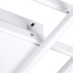kelvo® QUADRA KLV-101-0294 Φωτιστικό Οροφής LED 100W 10000lm 120° AC 220-240V IP20 Ρυθμιζόμενο Λευκό CCT με Χειριστήριο από 2700K έως 6000K Dimmable – Lumileds SMD Chip – Λευκό Ματ – Μ85 x Π45 x Υ9cm – 3 Χρόνια Εγγύηση
