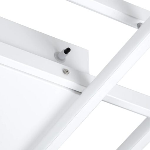kelvo® QUADRA KLV-101-0294 Φωτιστικό Οροφής LED 100W 10000lm 120° AC 220-240V IP20 Ρυθμιζόμενο Λευκό CCT με Χειριστήριο από 2700K έως 6000K Dimmable – Lumileds SMD Chip – Λευκό Ματ – Μ85 x Π45 x Υ9cm – 3 Χρόνια Εγγύηση