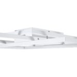 kelvo® QUADRA KLV-101-0294 Φωτιστικό Οροφής LED 100W 10000lm 120° AC 220-240V IP20 Ρυθμιζόμενο Λευκό CCT με Χειριστήριο από 2700K έως 6000K Dimmable – Lumileds SMD Chip – Λευκό Ματ – Μ85 x Π45 x Υ9cm – 3 Χρόνια Εγγύηση