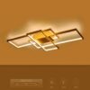 kelvo® QUADRA KLV-101-0295 Φωτιστικό Οροφής LED 100W 10000lm 120° AC 220-240V IP20 Ρυθμιζόμενο Λευκό CCT με Χειριστήριο από 2700K έως 6000K Dimmable – Lumileds SMD Chip – Σαμπανιζέ Χρυσό Ματ – Μ85 x Π45 x Υ9cm – 3 Χρόνια Εγγύηση