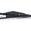 kelvo® QUADRA KLV-101-0296 Φωτιστικό Οροφής LED 120W 12000lm 120° AC 220-240V IP20 Ρυθμιζόμενο Λευκό CCT με Χειριστήριο από 2700K έως 6000K Dimmable – Lumileds SMD Chip – Μαύρο Ματ – Μ105 x Π60 x Υ9cm – 3 Χρόνια Εγγύηση