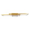 kelvo® QUADRA KLV-101-0298 Φωτιστικό Οροφής LED 120W 12000lm 120° AC 220-240V IP20 Ρυθμιζόμενο Λευκό CCT με Χειριστήριο από 2700K έως 6000K Dimmable – Lumileds SMD Chip – Σαμπανιζέ Χρυσό Ματ – Μ105 x Π60 x Υ9cm – 3 Χρόνια Εγγύηση