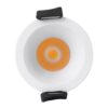 kelvo® DOT KLV-101-0301 Χωνευτό Φωτιστικό Downlight Σποτ LED 5W 625lm 38° AC 220-240V IP20 Θερμό Λευκό 2700K – Bridgelux COB Chip & TÜV SÜD Driver – Λευκό Ματ – Μ4 x Π4 x Υ5.9cm / Q3.5cm – 5 Χρόνια Εγγύηση