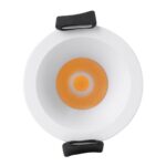 kelvo® DOT KLV-101-0301 Χωνευτό Φωτιστικό Downlight Σποτ LED 5W 625lm 38° AC 220-240V IP20 Θερμό Λευκό 2700K – Bridgelux COB Chip & TÜV SÜD Driver – Λευκό Ματ – Μ4 x Π4 x Υ5.9cm / Q3.5cm – 5 Χρόνια Εγγύηση