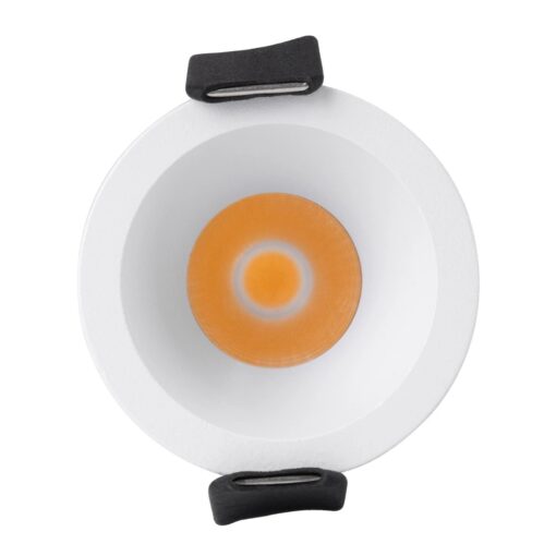 kelvo® DOT KLV-101-0301 Χωνευτό Φωτιστικό Downlight Σποτ LED 5W 625lm 38° AC 220-240V IP20 Θερμό Λευκό 2700K – Bridgelux COB Chip & TÜV SÜD Driver – Λευκό Ματ – Μ4 x Π4 x Υ5.9cm / Q3.5cm – 5 Χρόνια Εγγύηση