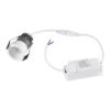 kelvo® DOT KLV-101-0301 Χωνευτό Φωτιστικό Downlight Σποτ LED 5W 625lm 38° AC 220-240V IP20 Θερμό Λευκό 2700K – Bridgelux COB Chip & TÜV SÜD Driver – Λευκό Ματ – Μ4 x Π4 x Υ5.9cm / Q3.5cm – 5 Χρόνια Εγγύηση