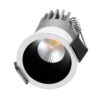 kelvo® DOT KLV-101-0303 Χωνευτό Φωτιστικό Downlight Σποτ LED 5W 650lm 38° AC 220-240V IP20 Φυσικό Λευκό 4500K – Bridgelux COB Chip & TÜV SÜD Driver – Λευκό & Μαύρο Ματ – Μ4 x Π4 x Υ5.9cm / Q3.5cm – 5 Χρόνια Εγγύηση