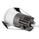 kelvo® DOT KLV-101-0303 Χωνευτό Φωτιστικό Downlight Σποτ LED 5W 650lm 38° AC 220-240V IP20 Φυσικό Λευκό 4500K – Bridgelux COB Chip & TÜV SÜD Driver – Λευκό & Μαύρο Ματ – Μ4 x Π4 x Υ5.9cm / Q3.5cm – 5 Χρόνια Εγγύηση