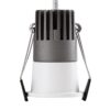 kelvo® DOT KLV-101-0303 Χωνευτό Φωτιστικό Downlight Σποτ LED 5W 650lm 38° AC 220-240V IP20 Φυσικό Λευκό 4500K – Bridgelux COB Chip & TÜV SÜD Driver – Λευκό & Μαύρο Ματ – Μ4 x Π4 x Υ5.9cm / Q3.5cm – 5 Χρόνια Εγγύηση