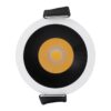 kelvo® DOT KLV-101-0303 Χωνευτό Φωτιστικό Downlight Σποτ LED 5W 650lm 38° AC 220-240V IP20 Φυσικό Λευκό 4500K – Bridgelux COB Chip & TÜV SÜD Driver – Λευκό & Μαύρο Ματ – Μ4 x Π4 x Υ5.9cm / Q3.5cm – 5 Χρόνια Εγγύηση