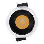 kelvo® DOT KLV-101-0303 Χωνευτό Φωτιστικό Downlight Σποτ LED 5W 650lm 38° AC 220-240V IP20 Φυσικό Λευκό 4500K – Bridgelux COB Chip & TÜV SÜD Driver – Λευκό & Μαύρο Ματ – Μ4 x Π4 x Υ5.9cm / Q3.5cm – 5 Χρόνια Εγγύηση