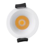 kelvo® DOT KLV-101-0304 Χωνευτό Φωτιστικό Downlight Σποτ LED 5W 650lm 38° AC 220-240V IP20 Φυσικό Λευκό 4500K – Bridgelux COB Chip & TÜV SÜD Driver – Λευκό Ματ – Μ4 x Π4 x Υ5.9cm / Q3.5cm – 5 Χρόνια Εγγύηση
