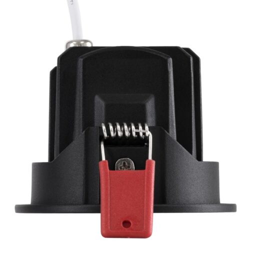 kelvo® LEO KLV-101-0314 Χωνευτό Κινούμενο Φωτιστικό Downlight Σποτ με Honeycomb Anti-Glare Reflector LED 10W 1300lm 38° AC 220-240V IP20 Φυσικό Λευκό 4500K – Bridgelux COB Chip & TÜV SÜD Driver – Μαύρο Ματ – Μ8.5 x Π8.5 x Υ6.6cm / Q7.5cm – 5 Χρόνια Εγγύηση