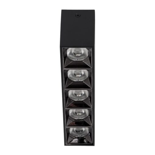 kelvo® LUMINAR KLV-101-0333 Φωτιστικό Downlight Σποτ LED 20W 2800lm 36° AC 220-240V IP20 Φυσικό Λευκό 4500K – Osram SMD Chip & TÜV SÜD Driver – Μαύρο Ματ – Μ19.5 x Π4.2 x Υ6.6cm – 5 Χρόνια Εγγύηση