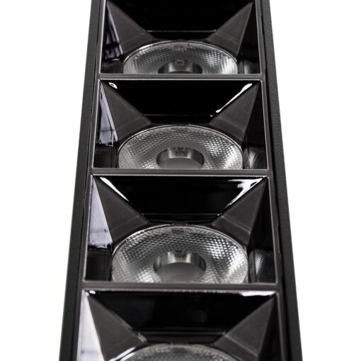 kelvo® LUMINAR KLV-101-0333 Φωτιστικό Downlight Σποτ LED 20W 2800lm 36° AC 220-240V IP20 Φυσικό Λευκό 4500K – Osram SMD Chip & TÜV SÜD Driver – Μαύρο Ματ – Μ19.5 x Π4.2 x Υ6.6cm – 5 Χρόνια Εγγύηση