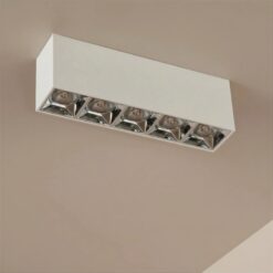kelvo® LUMINAR KLV-101-0334 Φωτιστικό Downlight Σποτ LED 20W 2800lm 36° AC 220-240V IP20 Φυσικό Λευκό 4500K – Osram SMD Chip & TÜV SÜD Driver – Λευκό Ματ – Μ19.5 x Π4.2 x Υ6.6cm – 5 Χρόνια Εγγύηση
