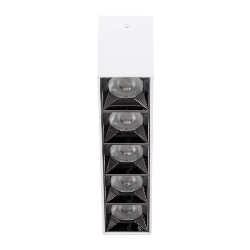 kelvo® LUMINAR KLV-101-0334 Φωτιστικό Downlight Σποτ LED 20W 2800lm 36° AC 220-240V IP20 Φυσικό Λευκό 4500K – Osram SMD Chip & TÜV SÜD Driver – Λευκό Ματ – Μ19.5 x Π4.2 x Υ6.6cm – 5 Χρόνια Εγγύηση