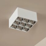 kelvo® LUMINAR KLV-101-0342 Φωτιστικό Downlight Σποτ LED 30W 4200lm 36° AC 220-240V IP20 Φυσικό Λευκό 4500K – Osram SMD Chip & TÜV SÜD Driver – Λευκό Ματ – Μ12 x Π12 x Υ6.6cm – 5 Χρόνια Εγγύηση