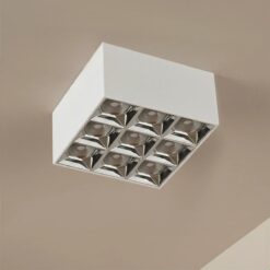 kelvo® LUMINAR KLV-101-0342 Φωτιστικό Downlight Σποτ LED 30W 4200lm 36° AC 220-240V IP20 Φυσικό Λευκό 4500K – Osram SMD Chip & TÜV SÜD Driver – Λευκό Ματ – Μ12 x Π12 x Υ6.6cm – 5 Χρόνια Εγγύηση