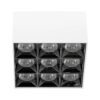 kelvo® LUMINAR KLV-101-0342 Φωτιστικό Downlight Σποτ LED 30W 4200lm 36° AC 220-240V IP20 Φυσικό Λευκό 4500K – Osram SMD Chip & TÜV SÜD Driver – Λευκό Ματ – Μ12 x Π12 x Υ6.6cm – 5 Χρόνια Εγγύηση