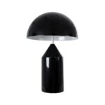 kelvo® URANUS KLV-101-0371 Επιτραπέζιο Φωτιστικό Πορτατίφ για 2 Λάμπες με Ντουί E27 AC 220-240V IP20 – Μαύρο Ματ – Μ35 x Π35 x Υ54cm