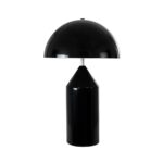 kelvo® URANUS KLV-101-0371 Επιτραπέζιο Φωτιστικό Πορτατίφ για 2 Λάμπες με Ντουί E27 AC 220-240V IP20 – Μαύρο Ματ – Μ35 x Π35 x Υ54cm