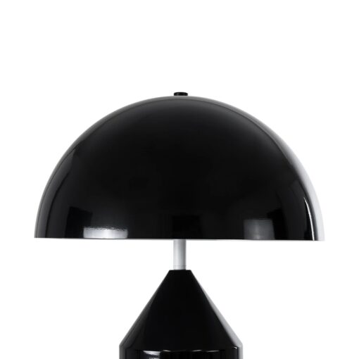 kelvo® URANUS KLV-101-0371 Επιτραπέζιο Φωτιστικό Πορτατίφ για 2 Λάμπες με Ντουί E27 AC 220-240V IP20 – Μαύρο Ματ – Μ35 x Π35 x Υ54cm