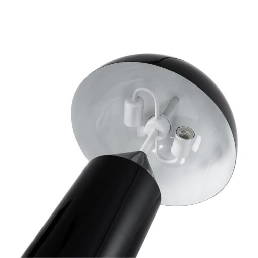 kelvo® URANUS KLV-101-0371 Επιτραπέζιο Φωτιστικό Πορτατίφ για 2 Λάμπες με Ντουί E27 AC 220-240V IP20 – Μαύρο Ματ – Μ35 x Π35 x Υ54cm