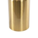 kelvo® URANUS KLV-101-0372 Επιτραπέζιο Φωτιστικό Πορτατίφ για 2 Λάμπες με Ντουί E27 AC 220-240V IP20 – Χρυσό Πλατίνα – Μ35 x Π35 x Υ54cm