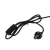 kelvo® URANUS KLV-101-0372 Επιτραπέζιο Φωτιστικό Πορτατίφ για 2 Λάμπες με Ντουί E27 AC 220-240V IP20 – Χρυσό Πλατίνα – Μ35 x Π35 x Υ54cm