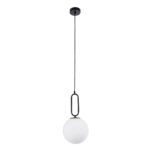 kelvo® BELLISSIMO KLV-101-0373 Κρεμαστό Φωτιστικό Οροφής για Λάμπα με Ντουί E27 AC 220-240V IP20 – Μαύρο Ματ & Λευκό – Μ20 x Π20 x Υ42cm
