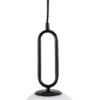 kelvo® BELLISSIMO KLV-101-0373 Κρεμαστό Φωτιστικό Οροφής για Λάμπα με Ντουί E27 AC 220-240V IP20 – Μαύρο Ματ & Λευκό – Μ20 x Π20 x Υ42cm